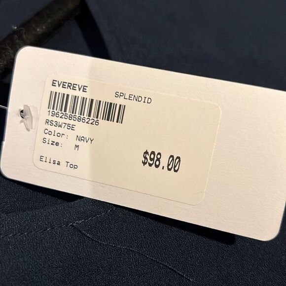 EVEREVE + Splendid NWT Macy Elisa top cropped boho size M - Picture 6 of 9